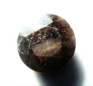 BUENO 18,53 quilates facetado 14 x 13,5 x 8,5 mm CORTE OVALADO ZAFIRO MARRÓN MADAGASCAR # 3 - Imagen 1 de 2