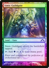 Simic Guildgate FOIL Gatecrash HEAVILY PLD Land Common MAGIC MTG CARD ABUGames
