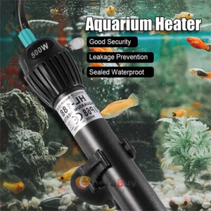 500W Aquarium Heater Submersible Fish Tank Thermostat Anti Explosion - Picture 1 of 14