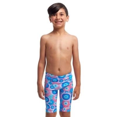 Funky Trunks Toddler Boys Bundjalung Blue ECO Miniman Swimming Jammers, Boys Swi - Bild 1 von 4