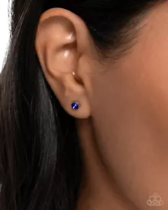 Paparazzi Logical Light - Blue - Earrings - Picture 1 of 2