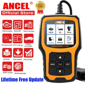 ANCEL AD410 Enhanced OBDII Engine Code Reader Automotive OBD2 Scanner Auto Check - Picture 1 of 12