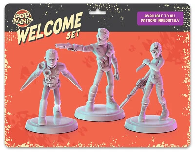 Terminator Miniature Set (3D) 35mm/40mm/75mm Printed Model Kit - Image 1 of 4