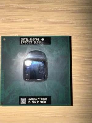 CPU INTEL CORE 2 DUO T4300  PROCESSORE SLGJM  SOCKET P  2.10 GHZ/ 1MB / 800 - Immagine 1 di 2