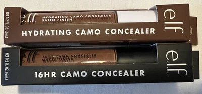 2 new E.L.F. Full Cvrg Matte/Satin 16Hr./Hydrating Camo Concealer, "Rich Cocoa" - Image 1 of 4