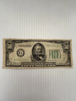 United States 50 Dollars Series 1934 Chicago - Image 1 of 2
