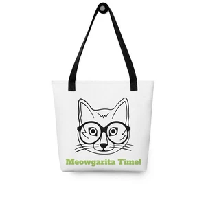Cat Meowgarita Tote bag - Picture 1 of 7