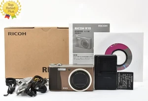 【N Neuwertig mit Box】 Ricoh R10 10,2 Megapixel Braun Kompakt Digitalkamera JAPAN - Bild 1 von 12