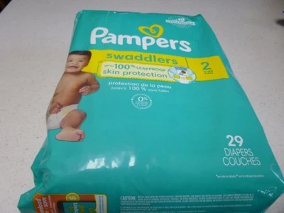 Pañales para bebé Pampers Swaddlers talla 2, 29 unidades Foto 1 de 4
