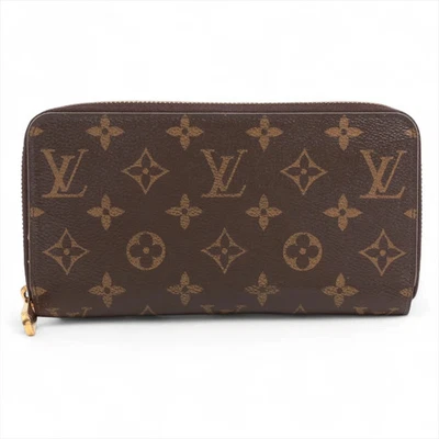 Louis Vuitton Monogram Zippy Wallet M41895 Fucsia Zip Portafoglio Rotondo C'era un - Immagine 1 di 4