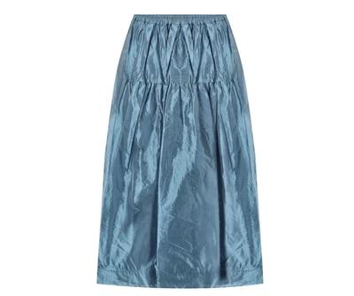 Weekend Max Mara Eros Blue Skirt Lined Size 4 NWT - Image 1 of 4