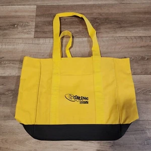 Vintage Cartoon Network Boomerang Yellow Bowling Tote Bag - Picture 1 of 18