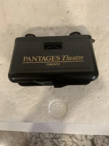 Vntg Opera Glasses Binoculars Traveling Plastic PANTAGES Theater Toronto RARE - Picture 1 of 19