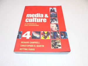 Media and Culture 4 Book Paperback College School Mass Communication TV News - Imagen 1 de 7