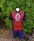 Sugoi Cycling Jersey Size Medium Made In Canada Flaming Heart