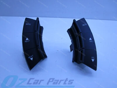 STEERING WHEEL SWITCH BUTTONS SET BLACK FOR HOLDEN COMMODORE VY VZ WK WL NEW - image 1 of 4