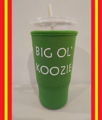 BIG OL' KOOZIE Fits McDonalds & Dunkin Koozie Large 32oz Insulated Neoprene Cup Sleeve Cooler