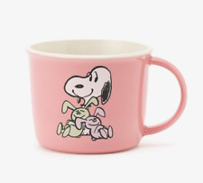 AfternoonTea x PEANUTS Shareing Happiness Snoopy Mug [Pink] 360ml from Japan