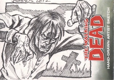 The Walking Dead Comics Season One , Sketch Card  #1/1 - Image 1 of 2