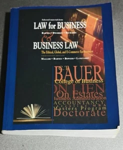 Law For Business Business Law. The Ethical Global E-commerce Mallor Barnes Bower - Imagen 1 de 5