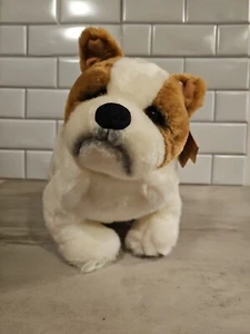 Bulldog Puppy dog Plush Stuffed Animal Lou Rankin Bartholomew NWT 12" - Picture 1 of 6