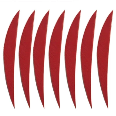 50pcs 5" Banana Vanes Fletches Feathers Fletching Fletches Right Wings - Image 1 of 4