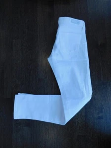 Jean Adriano Goldschmied the Stilt Blanco ""Pierna de cigarrillo"" Algodón Elastizado Talla 27R - Imagen 1 de 8