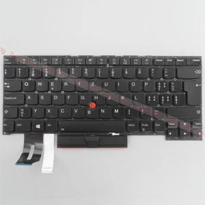 Clavier pointeur rétroéclairé suisse pour Thinkpad T14s (Type 20T0, 20T1, 20UH, 20UJ) - Photo 1/6