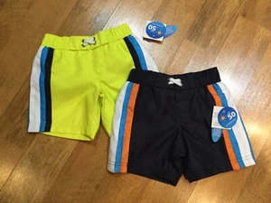 * 2 - Wave Zone Baby Boys Swim Trunks sz. 18m NWT. B - Picture 1 of 2