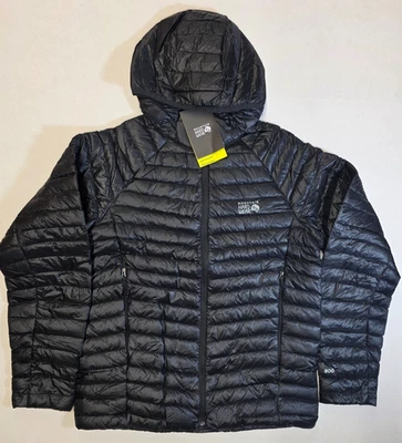 Mountain Hard Wear Ghost Whisperer Hoody Men’s Medium Black 800 Fill Down - Image 1 of 4