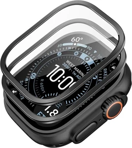 2X Schutzglas für Apple Watch Ultra 3 Ultra 49mm Panzerfolie Display Titan 9H - Picture 1 of 15