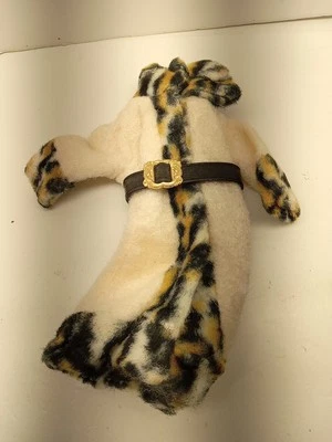 Shillman Maddie Barbie Clone Leopard Coat & Leather Belt - 60s Hong Kong - READ - Image 1 of 4