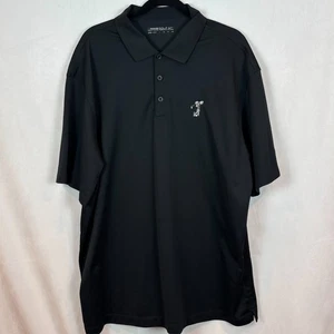 Nike Golf Disney Parks Black Mickey Mouse Logo Polo Shirt Dri-Fit Mens XXL - Picture 1 of 11