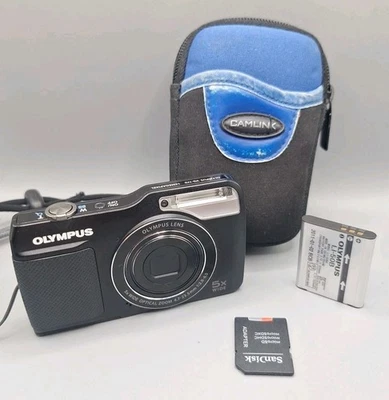 Olympus VG-170 Digital Camera, SD Card And Battery, Lovely Condition.  - Image 1 of 4