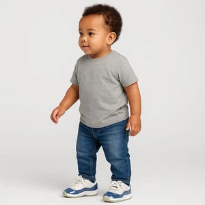 JORDAN 11 RETRO LOW TD White Midnight Navy Sneakers Size 10C Toddler - Picture 1 of 8