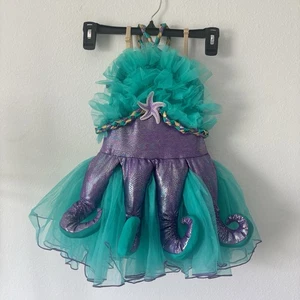 A Wish Come True Octopus Garden Dance Costume Girls MC Ursula - Picture 1 of 4