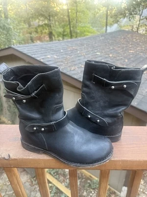 Rag & Bone Moto Ankle Boots Women's Black Leather - EU 36 US 6 - Image 1 of 4