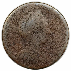 1786 Connecticut Kupfer, Rundkopf, ETLIB INDE, Miller 2,1-A - Bild 1 von 3