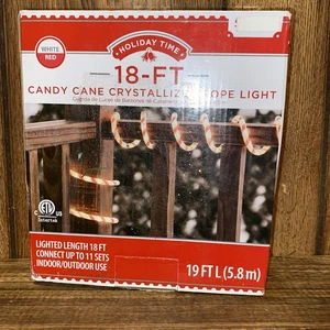 Holiday Time 18 ft. Clear Crystallized Rope Lights - Picture 1 of 1