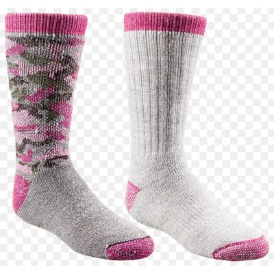 Красная голова камуфляж Cub молодежи носки X-маленький шерстяная смесь розовый серый 2 пары новый - Изображение 1 из 4