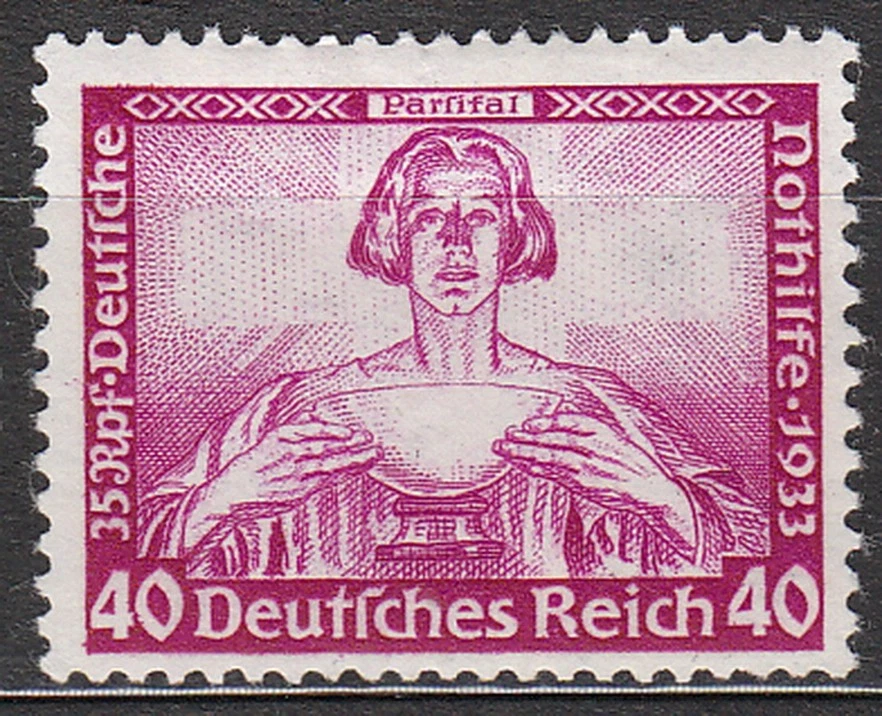 Stamp Germany Mi 507 Sc B57 1933 3rd Reich Richard Wagner Opera MNH - Image 1 of 1