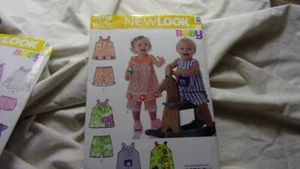 Simplicity New Look #A6198 Baby Sz. NB-L Shortall Etc. Pattern-New - Picture 1 of 4
