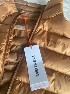 New Merrell Down & Primaloft Super light Ridgevent Vest - Picture 1 of 8