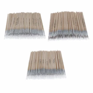 100x Wood Pointed Tips Brush Painting Pen Oil Acrylic Ceramic Color Drawing - Picture 1 of 7