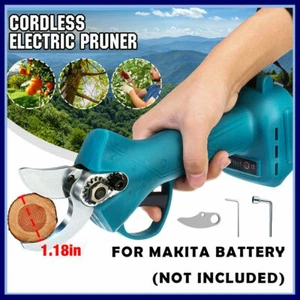 30mm Cordless Brushless Electric Pruning Shears Secateur For Makita 18V Battery - Picture 1 of 12