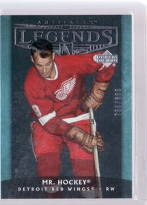 2005-06 GORDIE "MR. HOCKEY" HOWE ARTIFACTS LEGENDS CARD 731/899