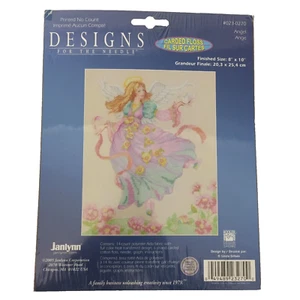 Janlynn Designs for the Needle  Angel 023-0270 Printed No Count Kit NEW 2005 USA - Picture 1 of 5