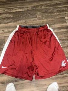 Nike Washington State Cougars Basketball Shorts Pockets Men’s XXL #T - Picture 1 of 4