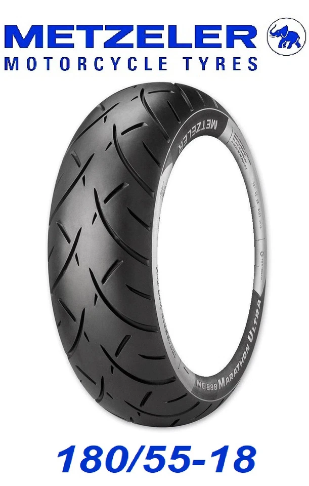 NEUMÁTICO TRASERO METZELER MARATHON ME888 180/55-18 HARLEY STREET GLIDE ROAD GLIDE CVO Foto 1 de 1