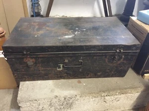 US Army Militärkiste Metall WW2 - Bild 1 von 6